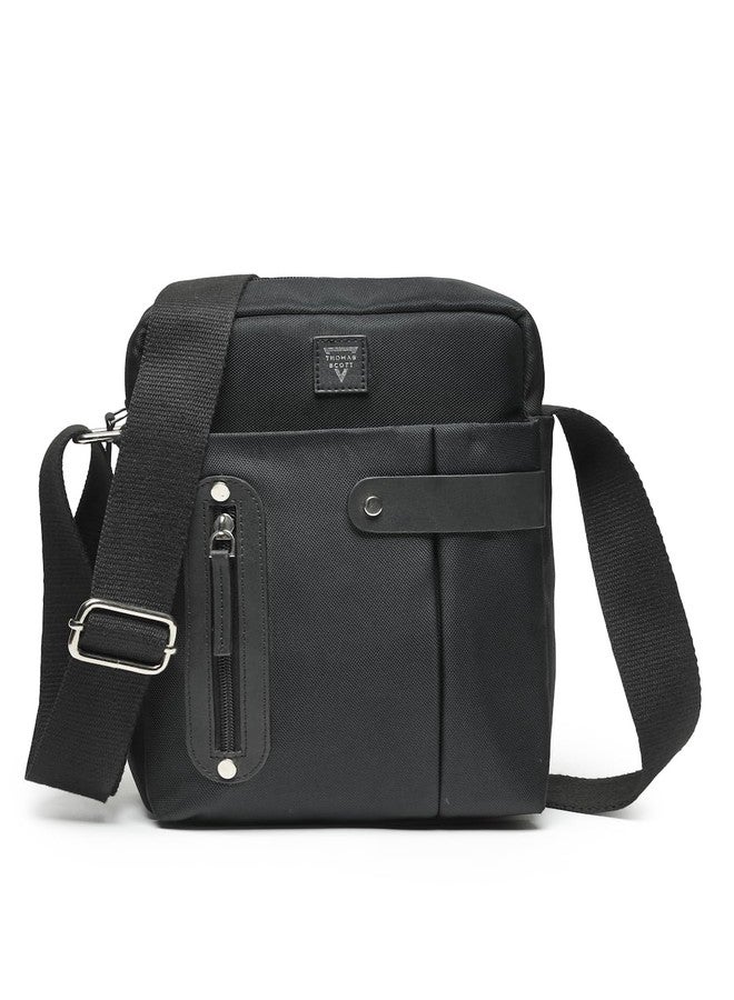 Thomas Scott Men Textured Messenger Bag - Image 2